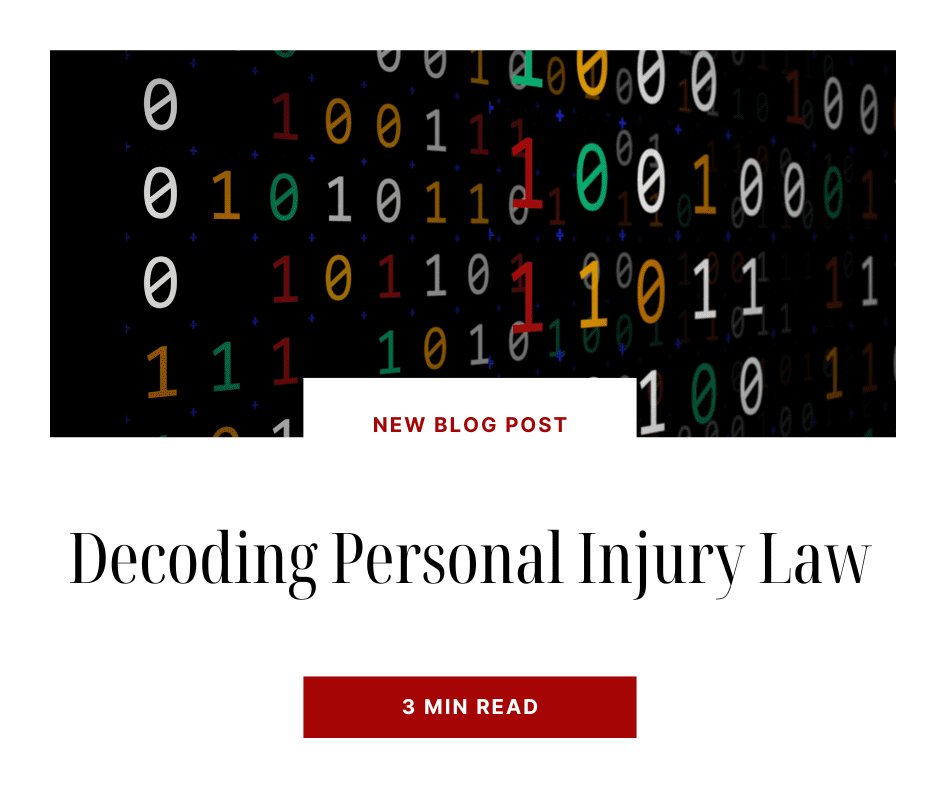 Decoding Personal Injury Law